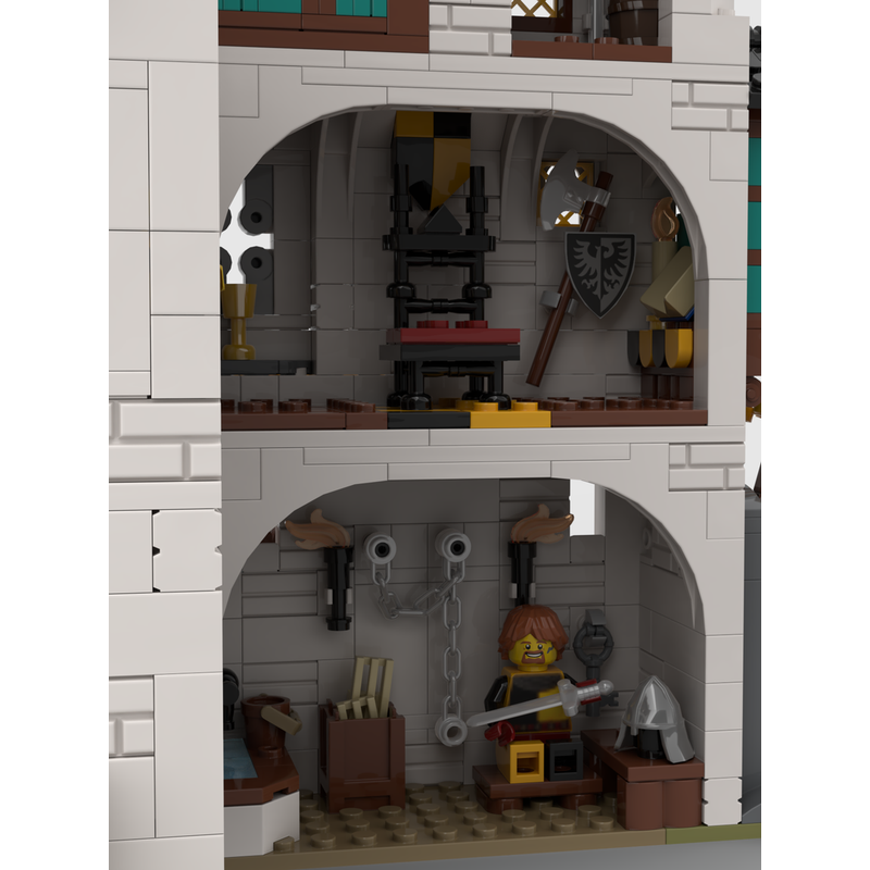 moc-189672 white tower 1213 pcs 7