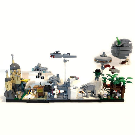 moc-19493 star wars skyline architecture - 788 pcs - 1