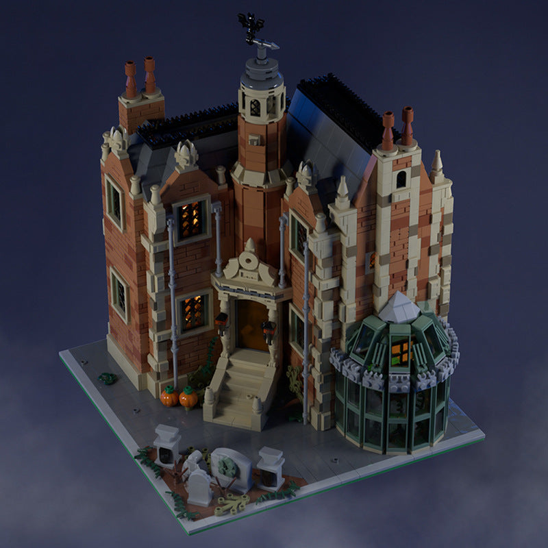 moc 195520 modular haunted mansion 2098 pcs-2