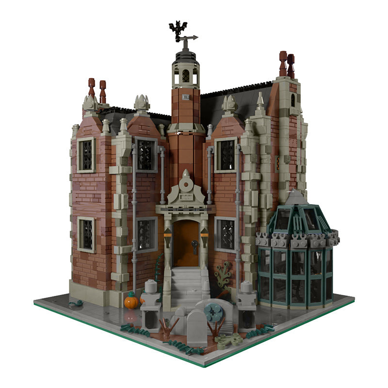 moc-195520 modular haunted mansion 2098 pcs