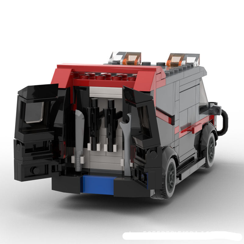 moc-20604 a team gmc vandura van - 242 pcs - 2