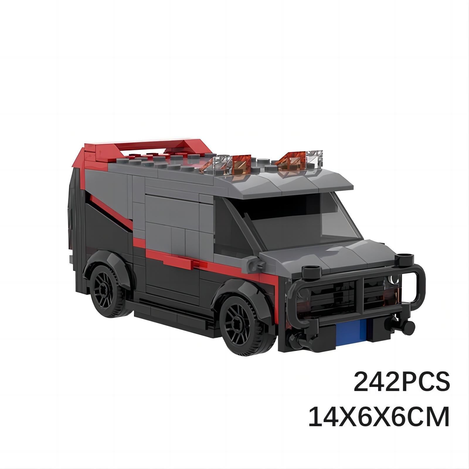 moc-20604 a team gmc vandura van - 242 pcs - 4