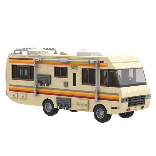 moc-20606 breaking bad rv - custom car model – 657 pcs - 1