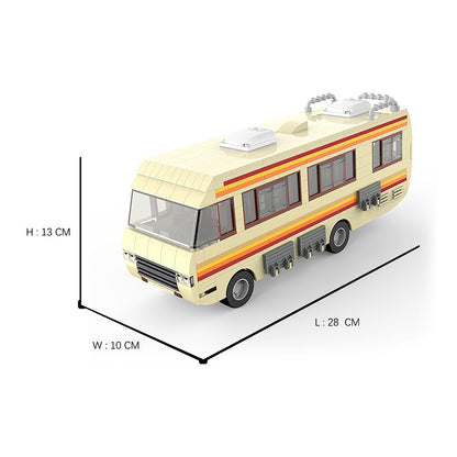 moc-20606 breaking bad rv - custom car model – 657 pcs - 6