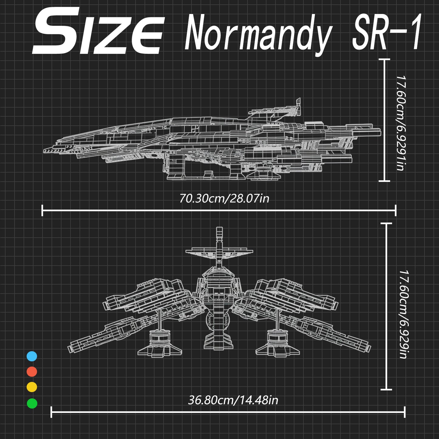 moc-21578 mass effect normandy sr 1 
 - 1888 pcs - 2