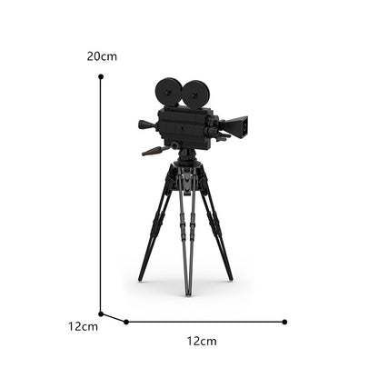 moc-21947 old fashioned movie camera - 107 pcs - 3