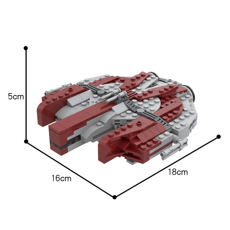 moc-23012 ebon hawk 1:156 scale from star wars - 300 pcs - 3