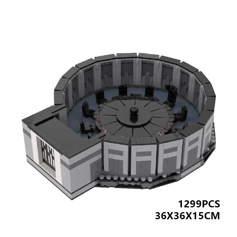 moc-23838 death star conference room - 1299 pcs