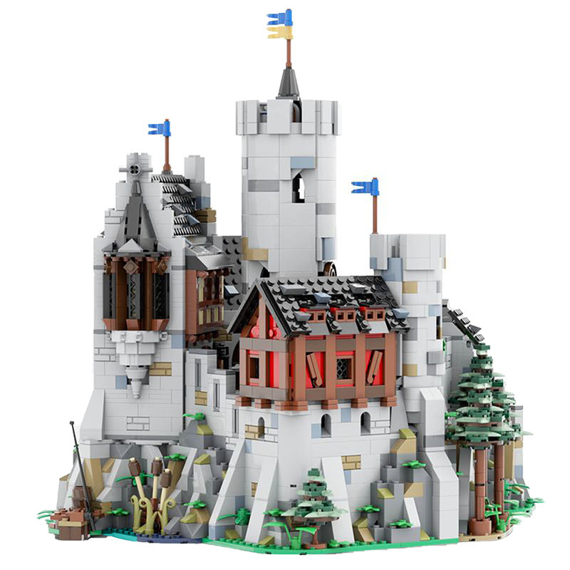 moc-24877 medieval lowenstein castle building blocks - 3609 pcs - 2