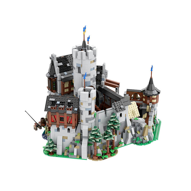 moc-24877 medieval lowenstein castle building blocks - 3609 pcs - 4