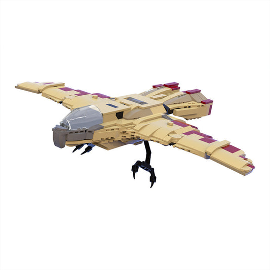 moc-25334 buck rogers hawk fighter (warhawk) - 586 pcs - 1