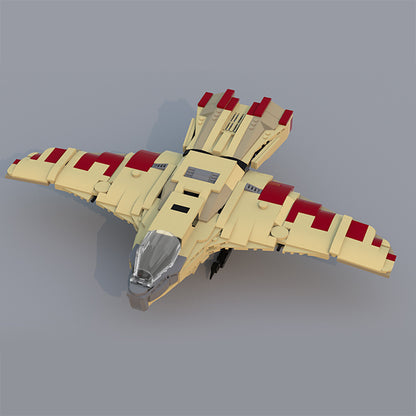 moc-25334 buck rogers hawk fighter (warhawk) - 586 pcs - 2