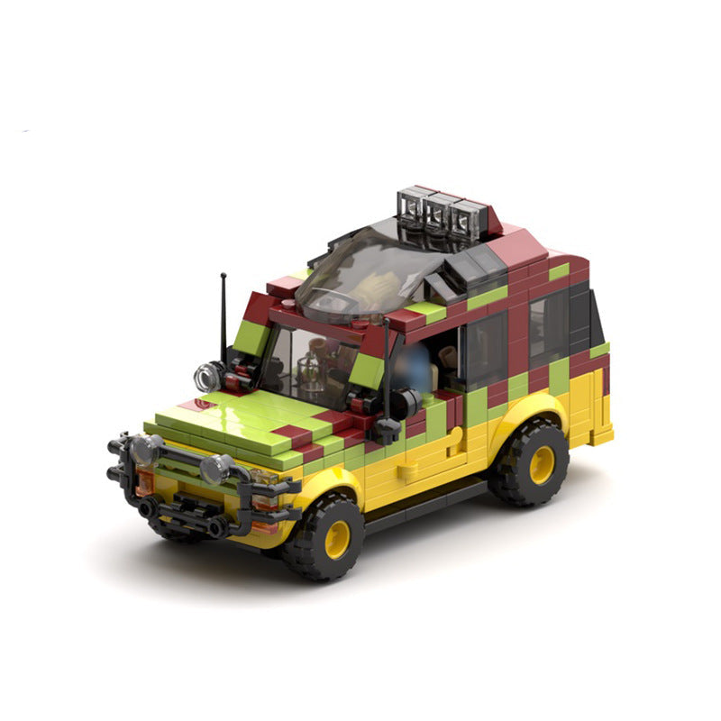 moc-25912 jurassic park tour vehicle - ford explorer -310 pcs - 1