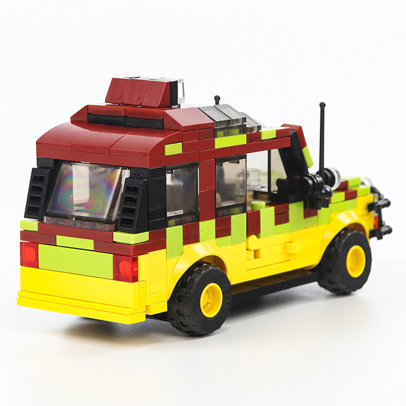 moc-25912 jurassic park tour vehicle - ford explorer -310 pcs - 4