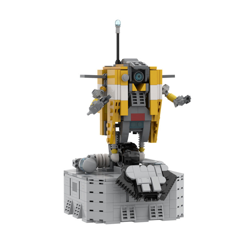 moc-26248 claptrap (cl4p tp)   borderlands hyperion robot - 645 pcs - 4