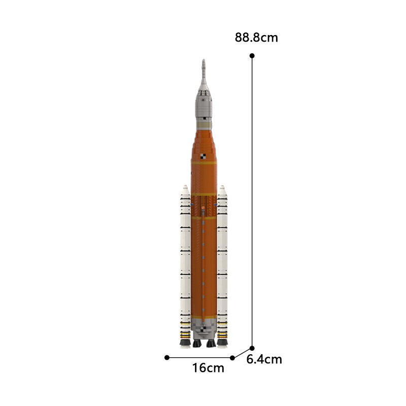 moc-28893 nasa space launch system artemis sls block 1 - 1:110 scale - 2