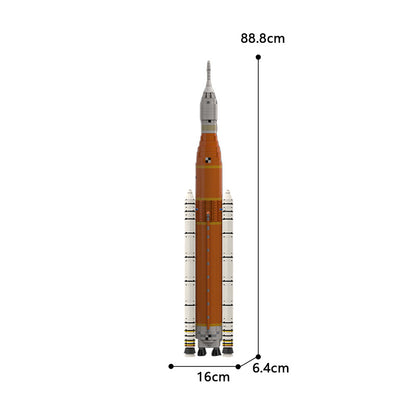 moc-28893 nasa space launch system artemis sls block 1 - 1:110 scale - 2