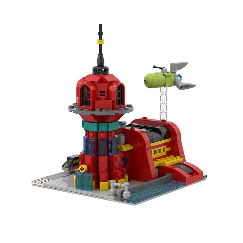 moc-29365 micro planet express - 387 pcs - 4