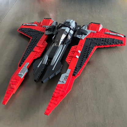 moc-32053 darth maul's gauntlet fighter from star wars - 735 pcs -1