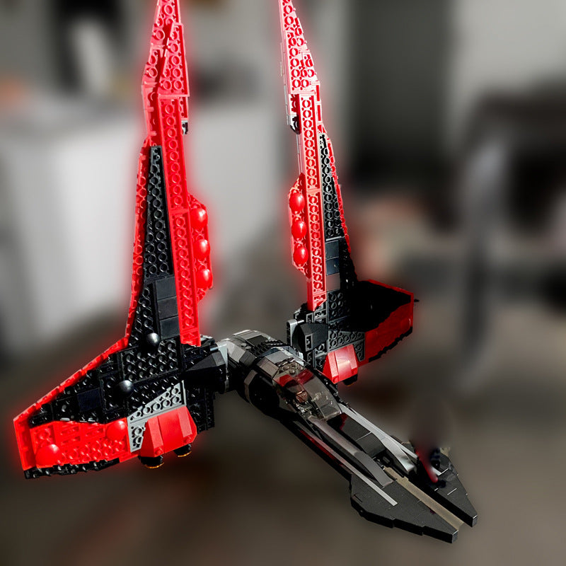 moc-32053 darth maul's gauntlet fighter from star wars - 735 pcs - 3