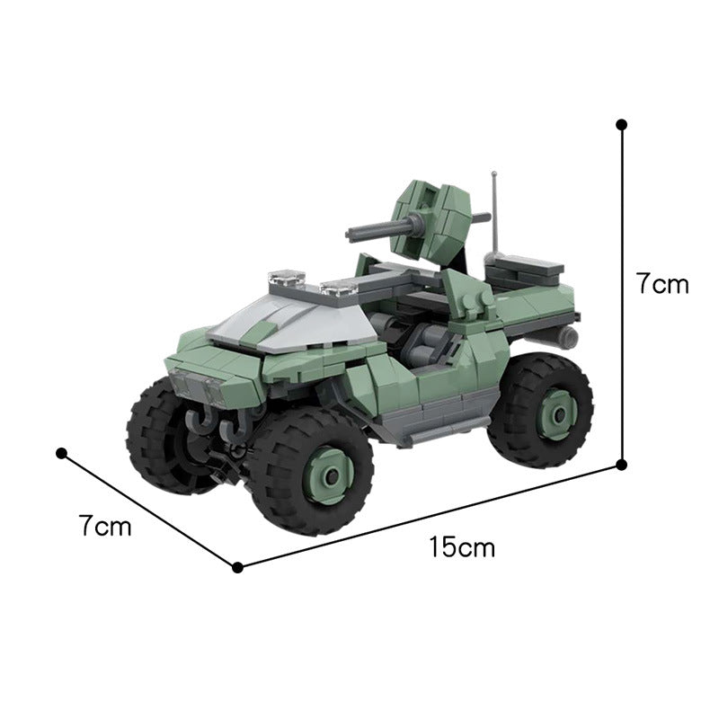 moc-32633 - warthog from the halo series - 349 pcs - 3