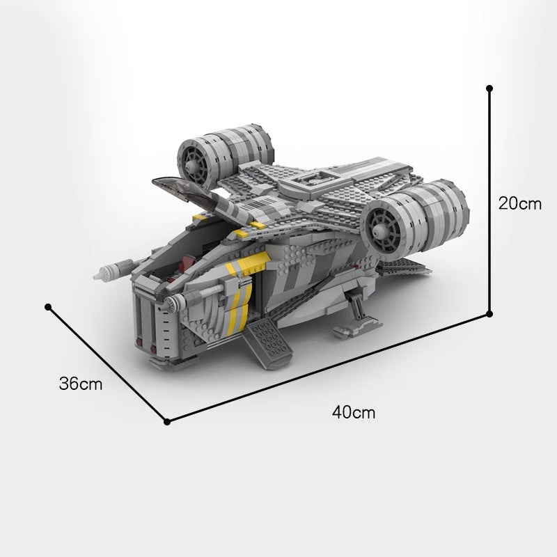 MOC-33566 Mandalorian Razor Crest  - 1431 pcs - 1