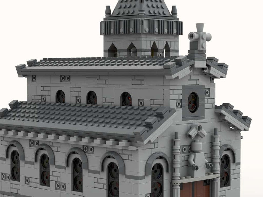 MOC-33985 Medieval Church Modular - 2092 pcs - 3