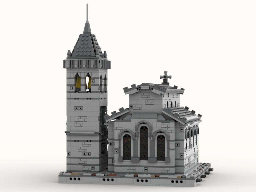 MOC-33985 Medieval Church Modular - 2092 pcs - 4