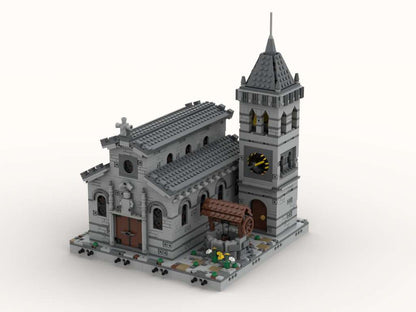 MOC-33985 Medieval Church Modular - 2092 pcs - 9