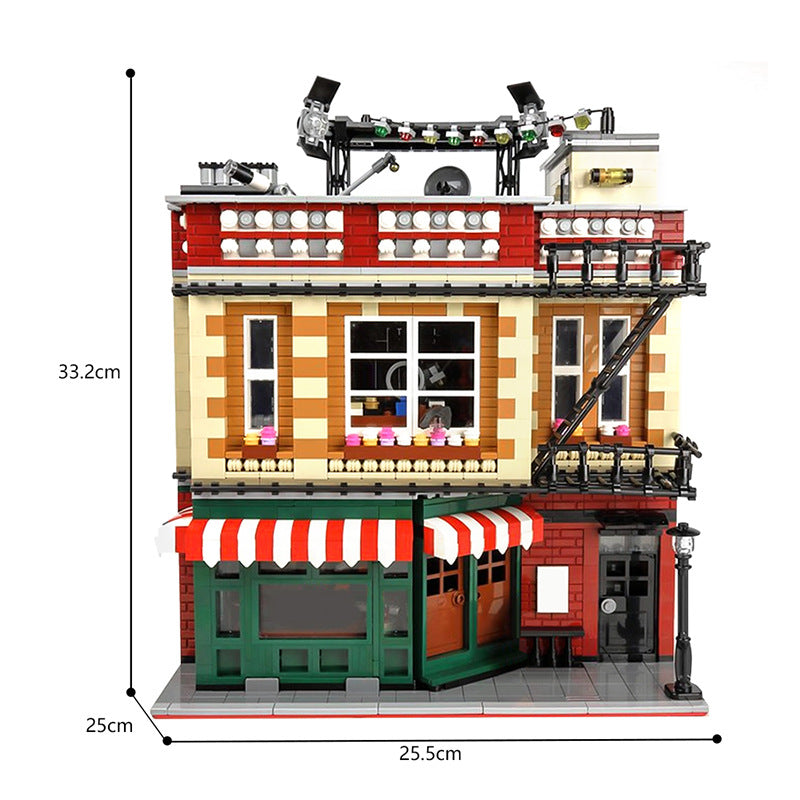 moc-34463 central perk big bang theory modular - 4235 pcs - 4