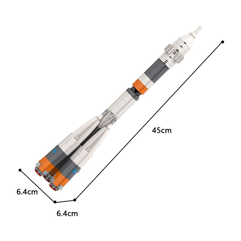 moc-34825 soviet space ultimate soyuz rocket collection - 1:110 scale - 2