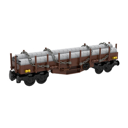 moc-35132 flatbed wagon used by the db (german railway) - 248 pcs - 4