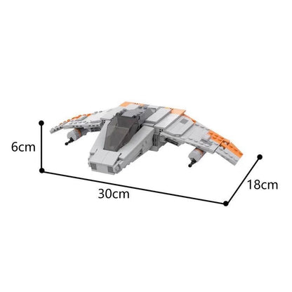 moc-35204 v wing airspeeder - 564 pcs - 4