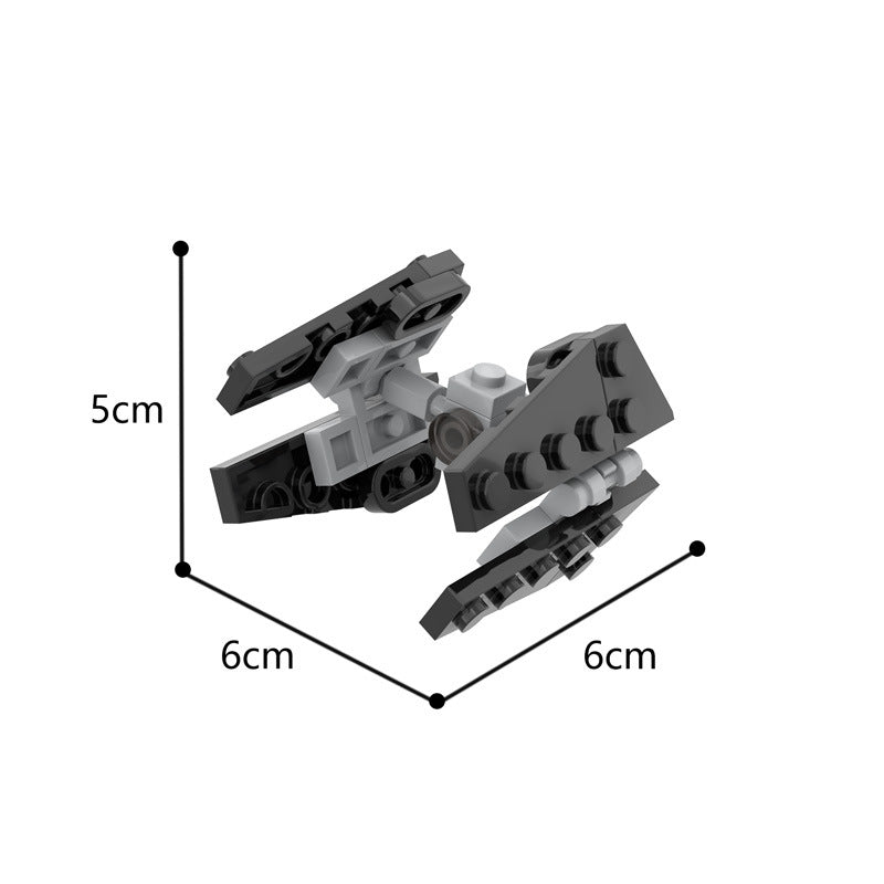 moc-35570 micro imperial tie fighters from star wars - 139 pcs - 3