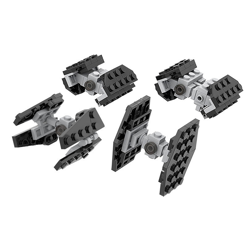 moc-35570 micro imperial tie fighters from star wars - 139 pcs - 4