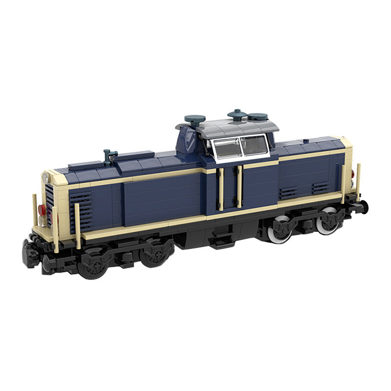 moc-35655 v100 german cargo locomotive - 534 pcs - 2