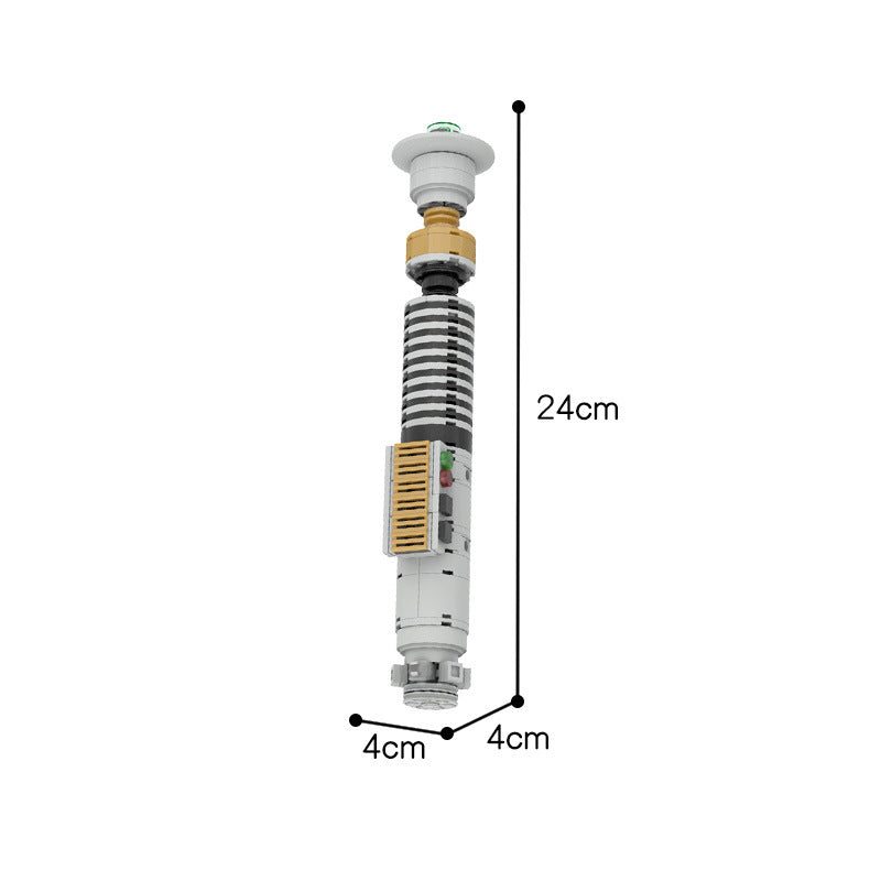 moc-35690 luke lightsaber from star wars - 127 pcs - 2