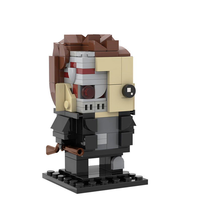 moc-35888 terminator moc brickheadz   148 pcs - 1