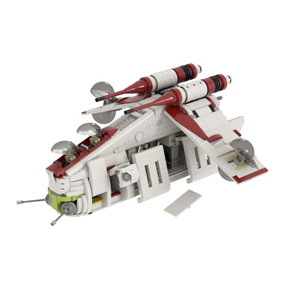 moc-35919 republic gunship based set 75021 from star war - 1711 pcs - 5