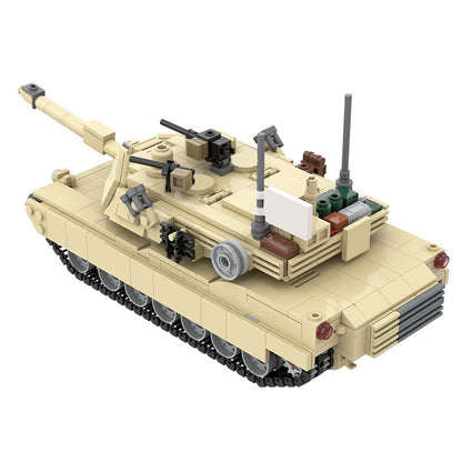 moc-36237 m1a2 abrams tank w/ interior v - 972 pcs - 1