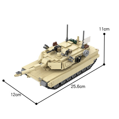 moc-36237 m1a2 abrams tank w/ interior v - 972 pcs - 5