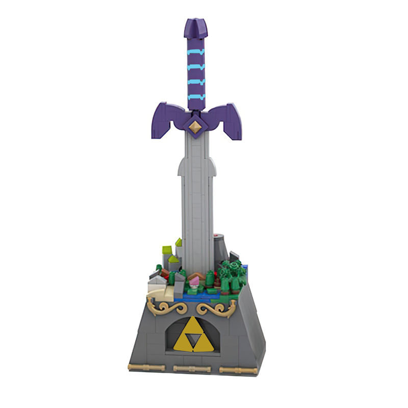 moc-36344 the master sword building set - zelda moc - 5