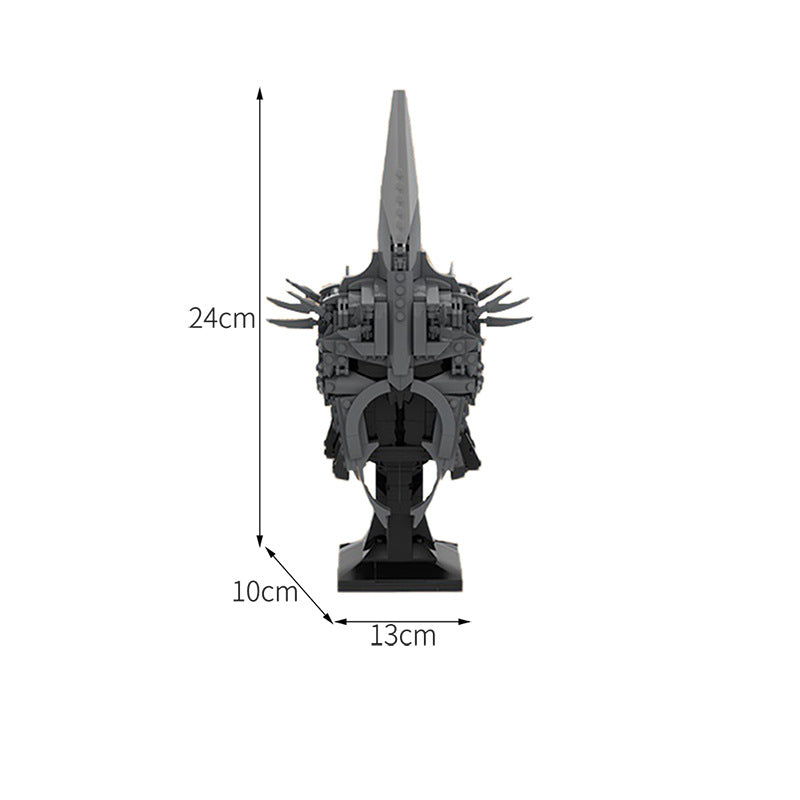 moc-39100 - the witch king of angmar   helmet - 777 pcs -2