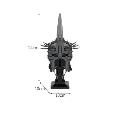 moc-39100 - the witch king of angmar   helmet - 777 pcs -2