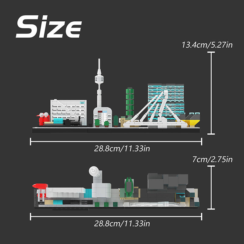 moc-40926 rotterdam skyline 650 pcs - 2
