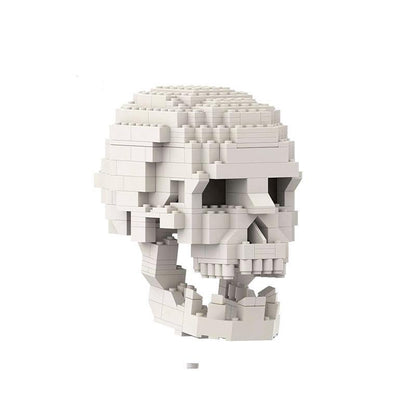 moc-41161 human skull with brain blocks set - 424 pcs - 1