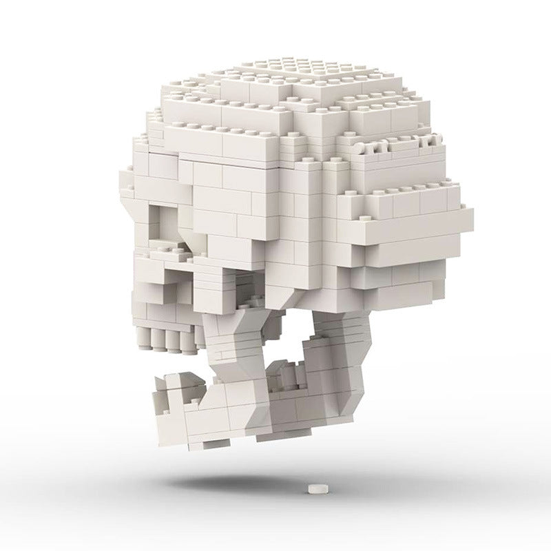 moc-41161 human skull with brain blocks set - 424 pcs - 4