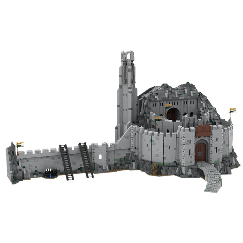 moc-41261 lord of the rings - helm's deep ucs scale - 6189 partsego - 1