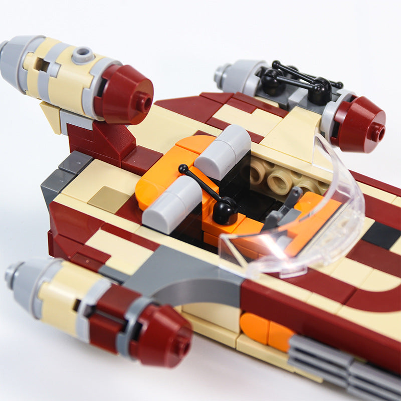 moc-41385 luke's x-34 sorosuub landspeeder - star wars - 300 pcs - 6