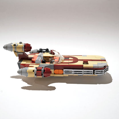 moc-41385 luke's x-34 sorosuub landspeeder - star wars - 300 pcs - 2